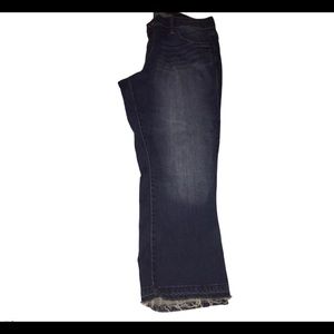 Torrid Raw hem flare jeans sz 16